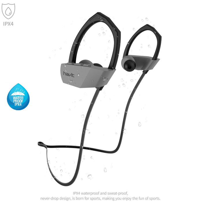 Audífono Bluetooth Deportivo Havit Hv-H989Bt Resistente Al Agua Ipx4 C/Verde