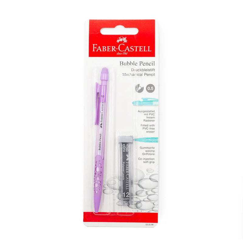 Portamina Faber Bubble Pencil (0.5Mm + Minas) Lila Blis