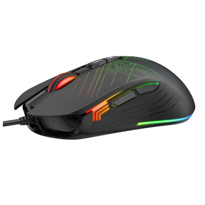 Mouse Gamer Rgb Gamenote Havit Ms1019 7 Botones Programable C/Negro