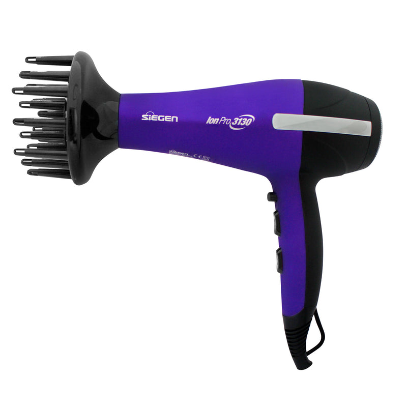 Secador De Cabello Profesional Sg-3130 Morada Siegen