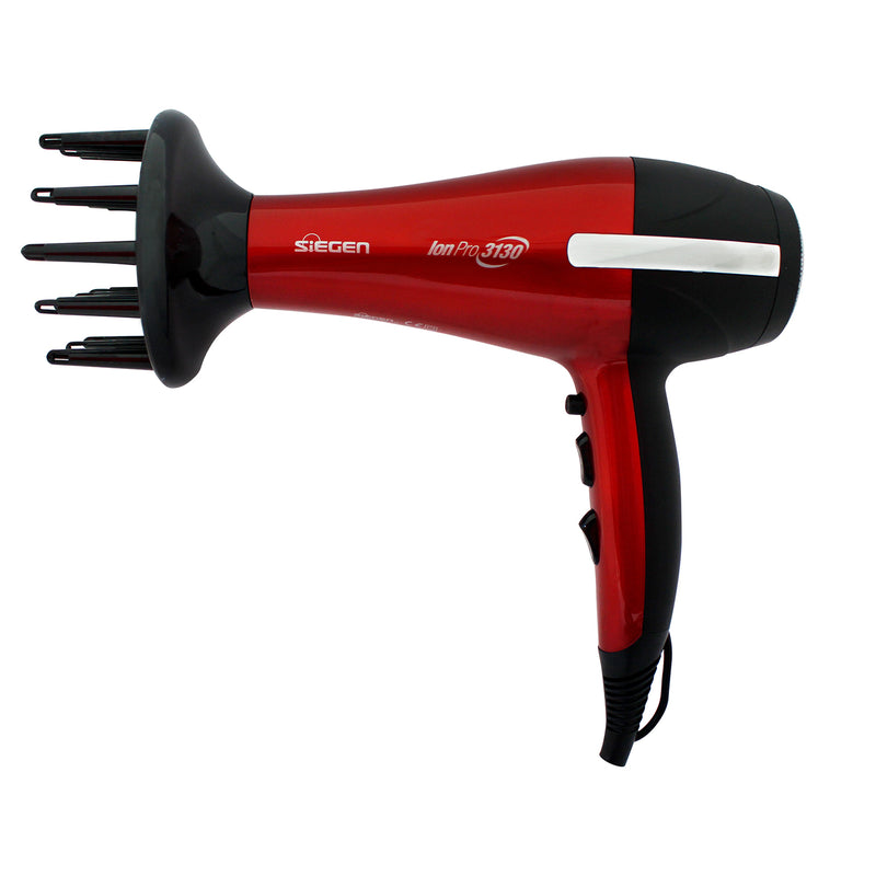 Secador De Cabello Profesional Sg-3130 Roja Siegen