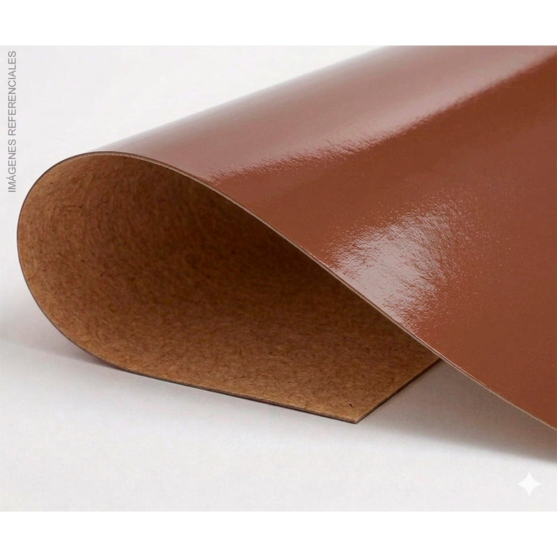 Cartulina Plastificada (49 X 68Cm) (X2) Marrón