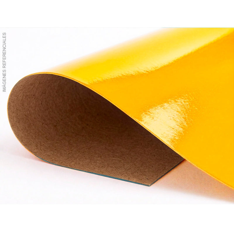 Cartulina Plastificada (49 X 68Cm) (X2) Amarillo