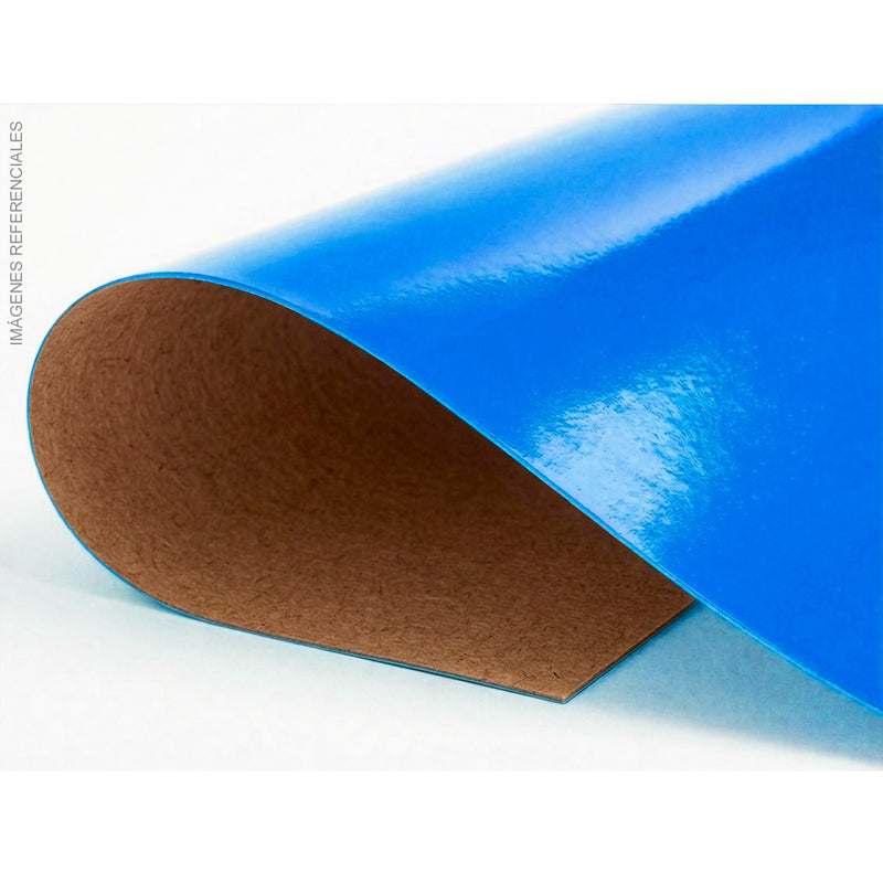 Cartulina Plastificada (49 X 68Cm) (X2) Turquesa