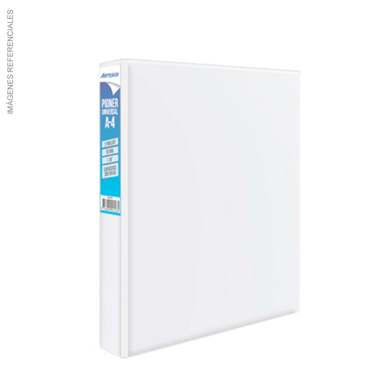 Pioner Artesco Universal A4 2 Anillos 30Mm (300Hjs) Blanco