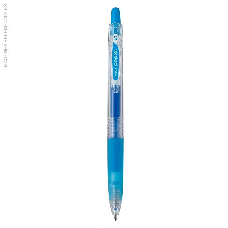 Bolígrafo Pilot Tinta /Gel Pop Lop (Bl-Pl-5) Celeste