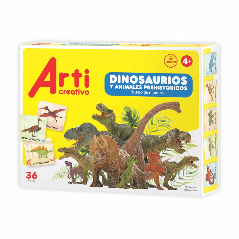 Juego Didactico Arti Creativo (Tacjue106) Memorias X 36 Dinosaurios