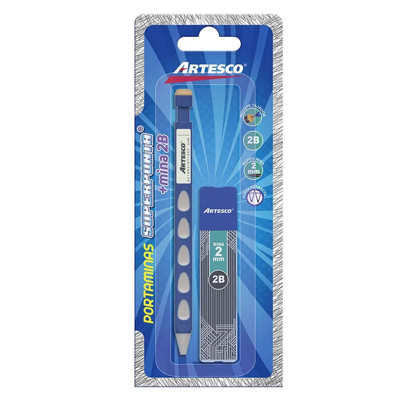 Portamina Artesco  Superpunta 2B 2.0Mm+Minas
