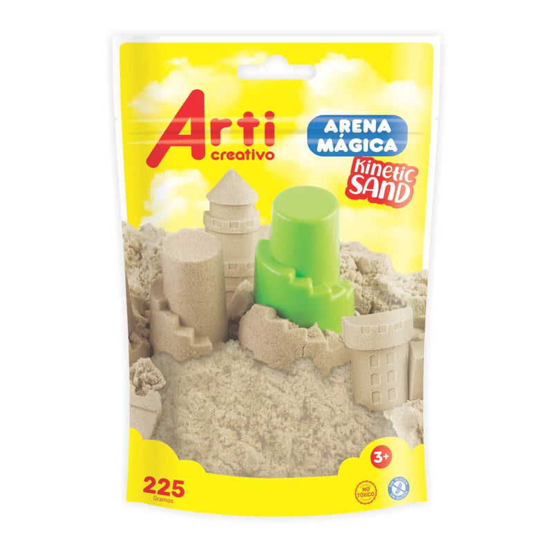 Arena Magica Arti Creativo Ziploc X 225 Gr.Color Natural