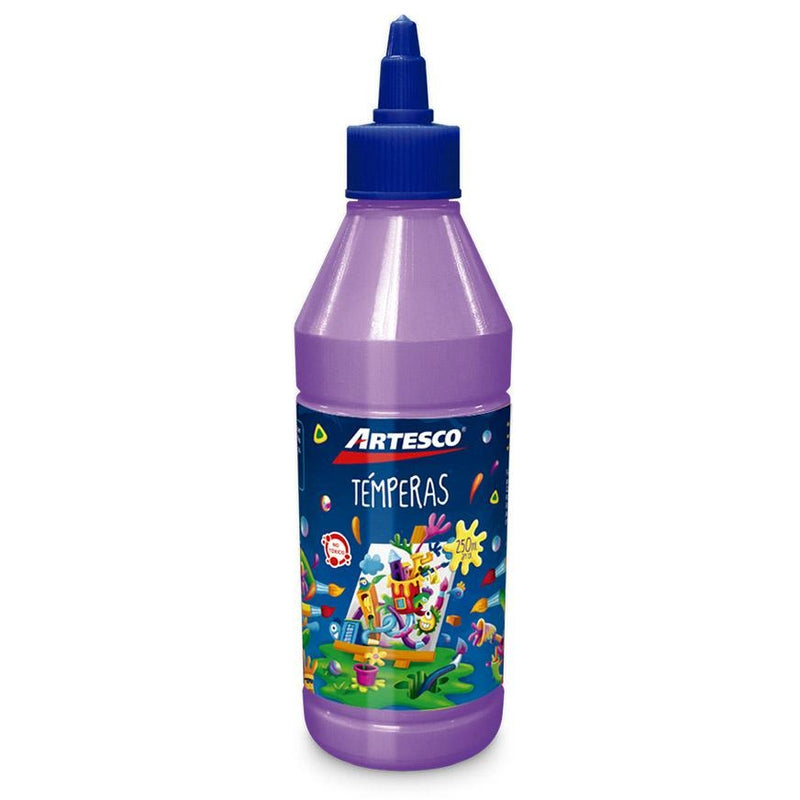 Tempera Artesco Escolar X250Ml Lila