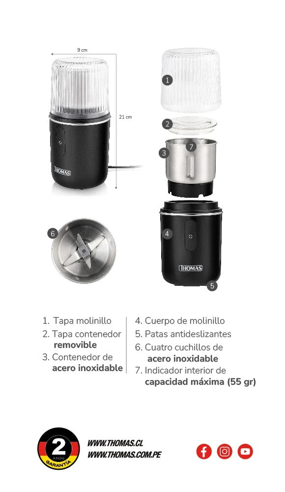 Molinillo De Café Thomas TH-32