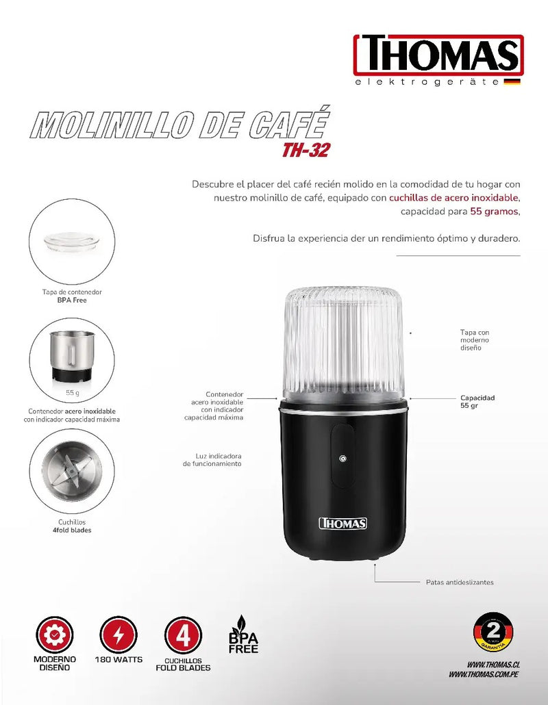Molinillo De Café Thomas TH-32