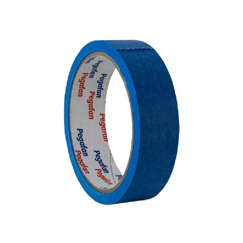 Cinta Masking Tape Escolar Pegafan (24mm x 18M/20Yd) Azul