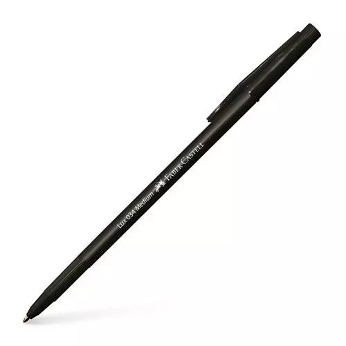 Boligrafo Faber T/Sec (034) P/Media 1.00Mm Negro x 1 und