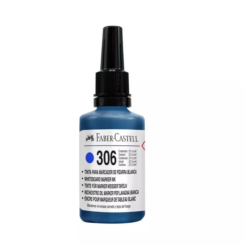 Tinta Faber (306) Para Marcador D/Pizarra Jumbo 126 Azul