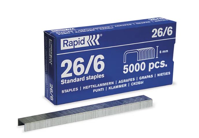 Grapas Rapid 26/6 (para 20Hjs) X5000