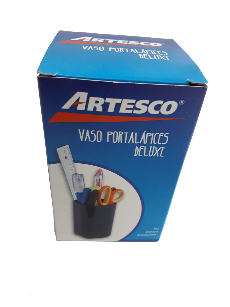 Porta Lápiz Artesco Acrílico Negro