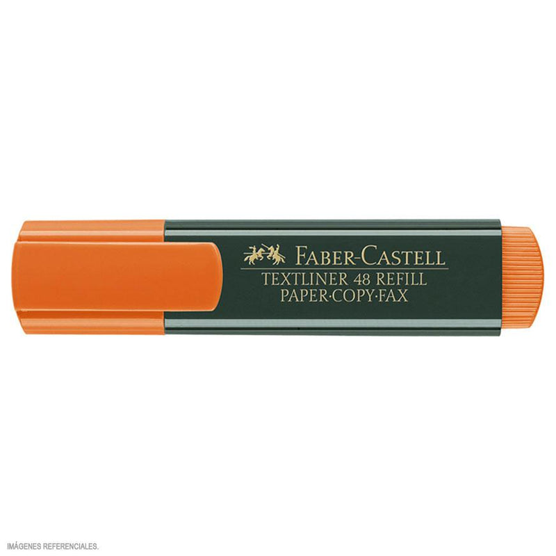 Resaltador Faber Textliner (48/1546) P/Biselada Naranja