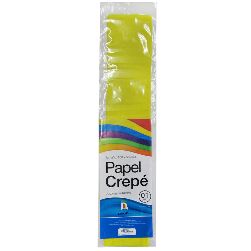 Papel Crepe (X1) Amarillo Canario