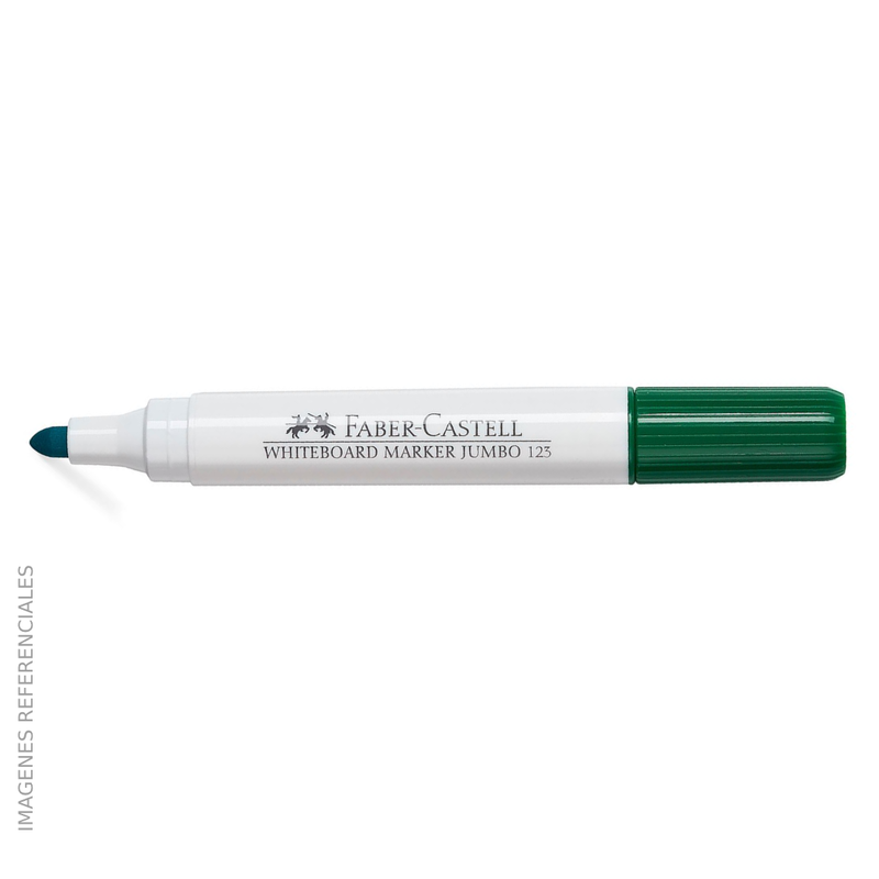 Plumon Faber Jumbo (123) P/Pizarra 3.6mm Verde ( x unidad )