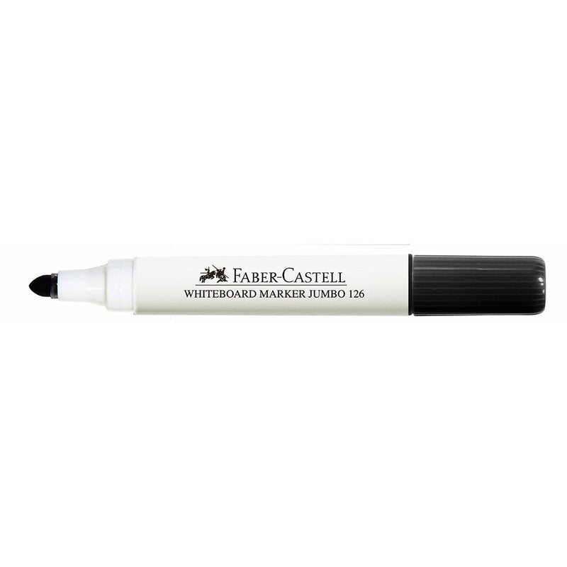 Plumon Faber Jumbo Recargable (126) P/Pizarra 2.3Mm Negro
