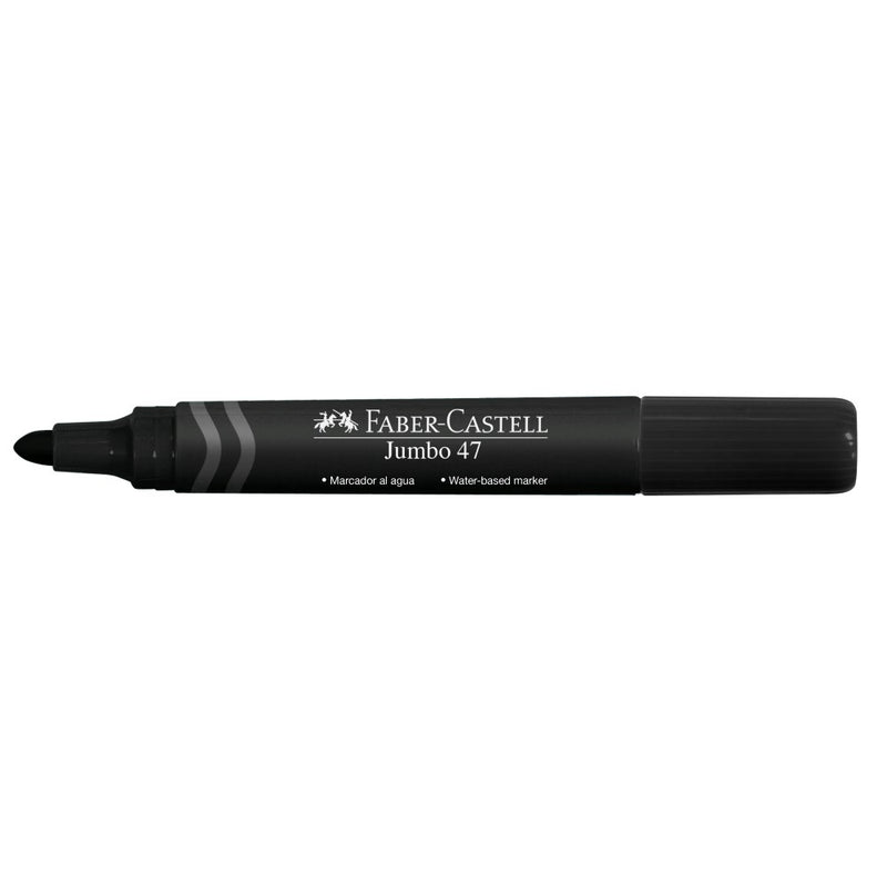 Plumon Faber Jumbo (47) P/Gruesa 3.7mm Negro