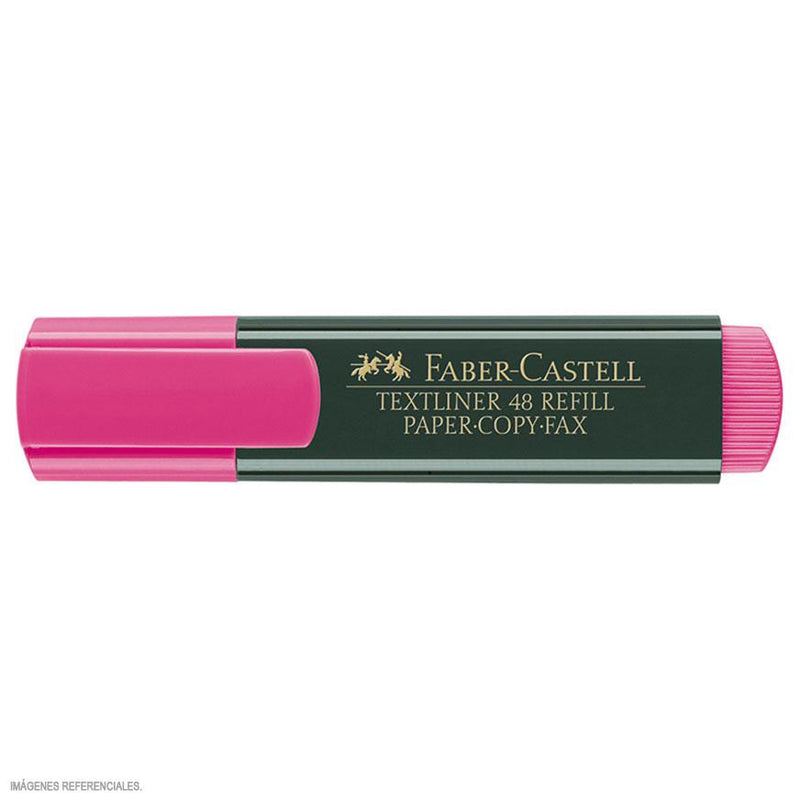 Resaltador Faber Textliner (48/1546) P/Biselada Rosado