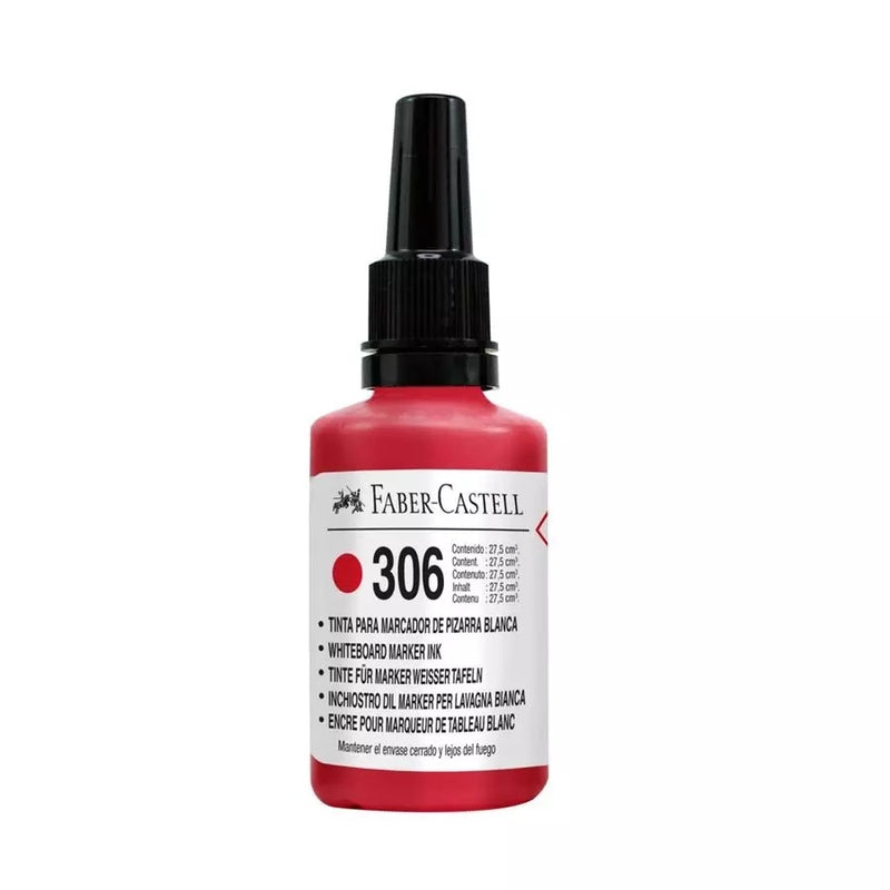 Tinta Faber (306) Para Marcador D/Pizarra Jumbo 126 Rojo