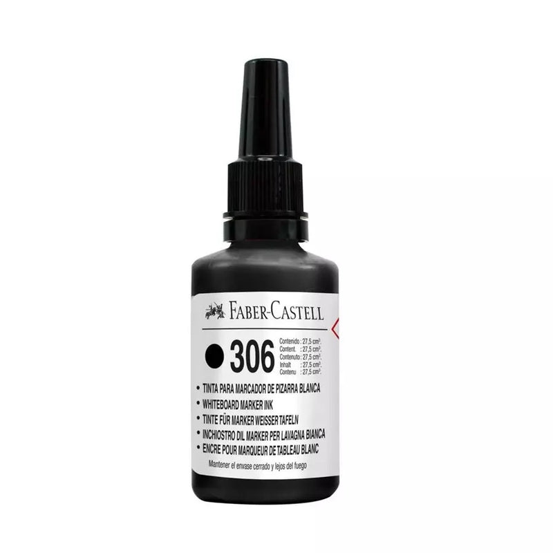Tinta Faber (306) Para Marcador D/Pizarra Jumbo 123R Negro