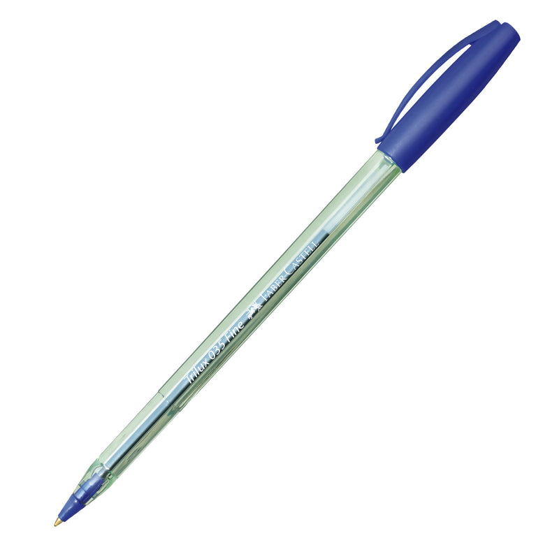 Boligrafo Faber Trilux T/Sec (035) P/Fina 0.8mm Azul
