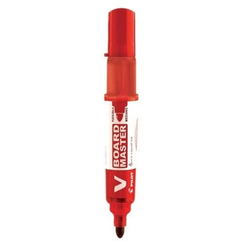 Plumón Pilot Recargable Para Pizarra Rojo