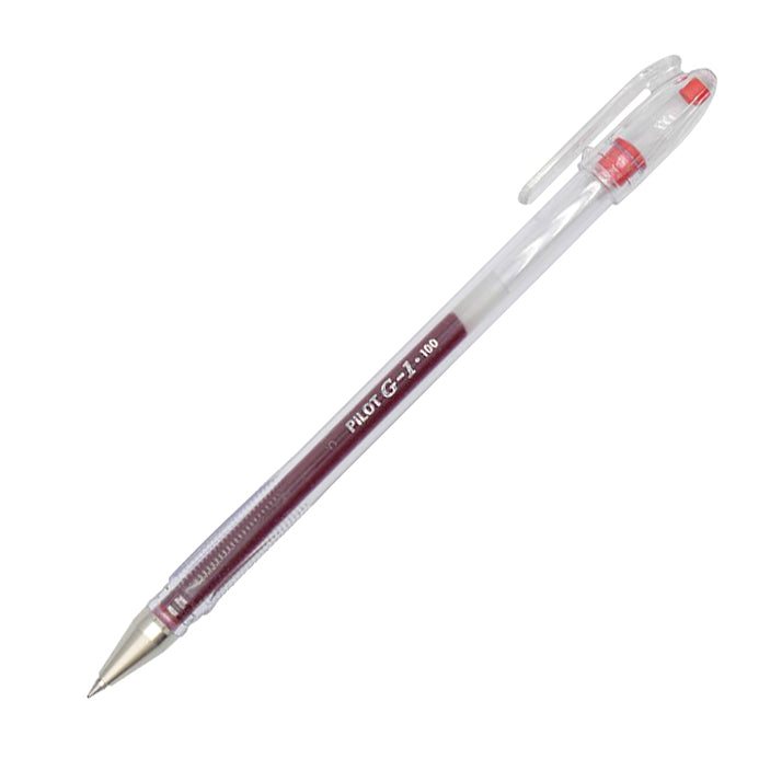 Bolígrafo Pilot Tinta Gel G1 Punta Extra Fina 0.5 mm Rojo