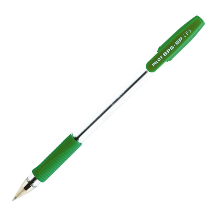 Bolígrafo Pilot Tinta Seca (Bps-Gp-F) Grip 0.7mm Color Verde