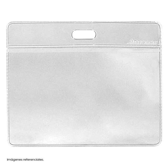Mica Para Fotocheck Artesco 8x 9.9Cm Horizontal - Pqte x 25