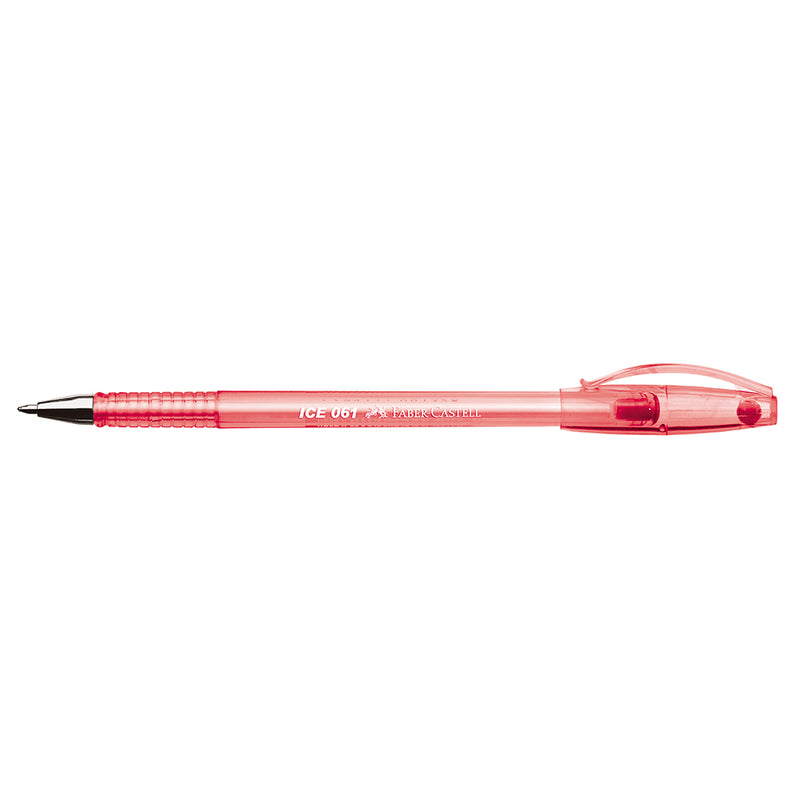Boligrafo Faber T/Sec (061) P/Fina 0.8mm Rojo