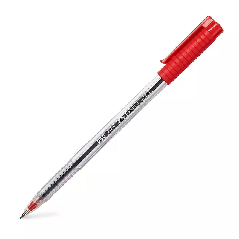 Boligrafo Faber T/Sec (060) P/Fina 0.7mm Rojo