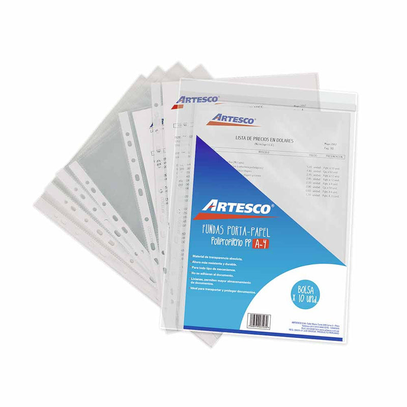 Portapapel Artesco PP A 4 Piel De Naranja