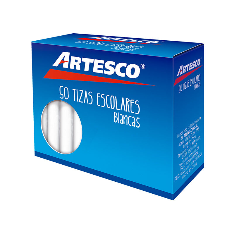 Tiza Artesco (X50) Blanca