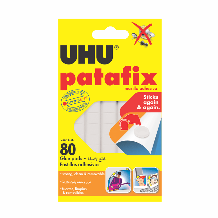Masilla UHU Patafix (Tpe081) Adhesiva Removible 60g (X80)