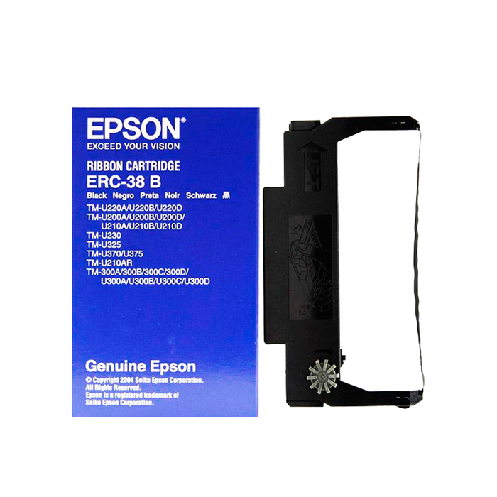 Cinta Epson (ERC-38B)TMU220/370/375 Negro