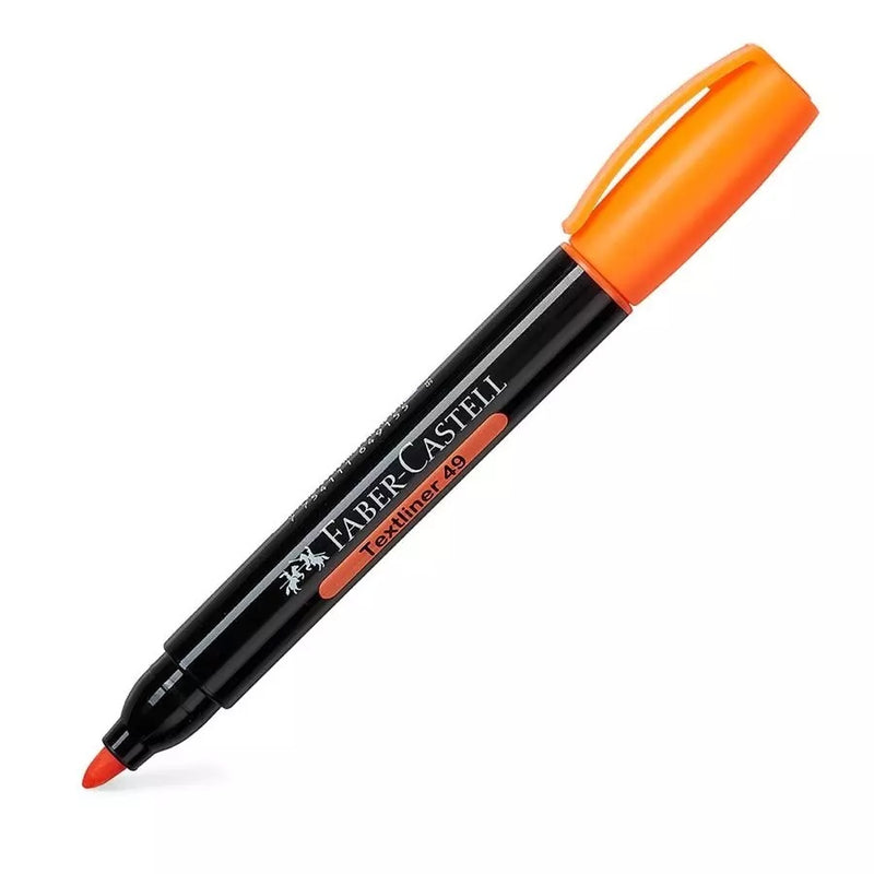 Resaltador Faber Textmarker (49) P/Biselada Naranja