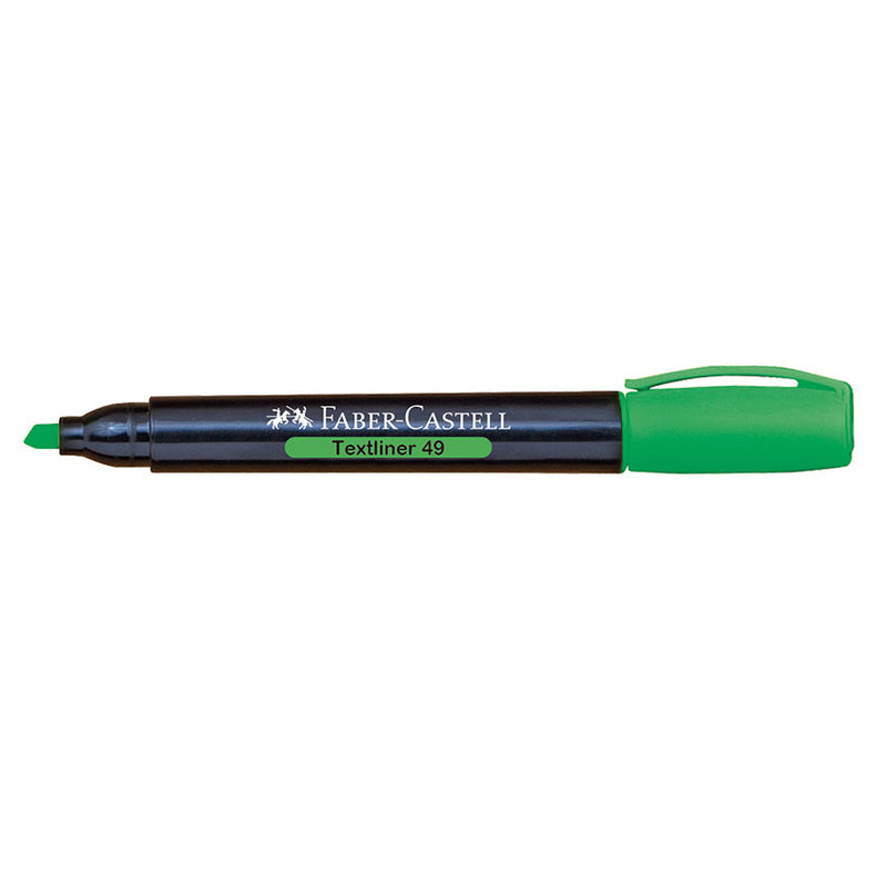 Resaltador Faber Textmarker (49) P/Biselada Verde