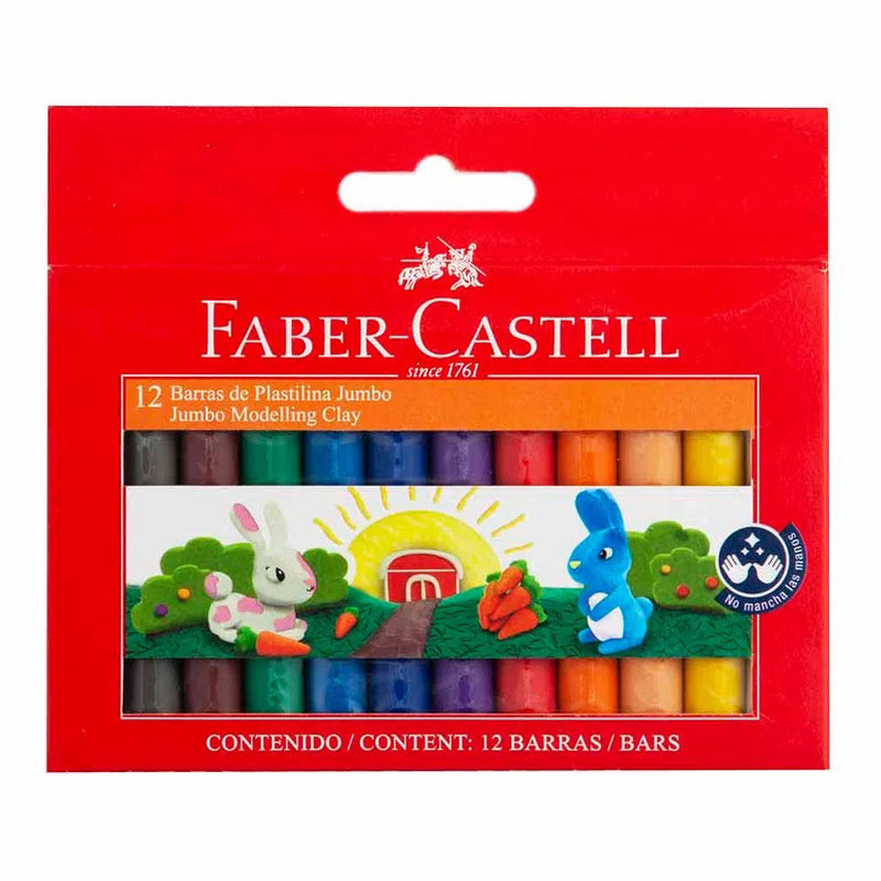 Plastilina Faber Castell Jumbo x12