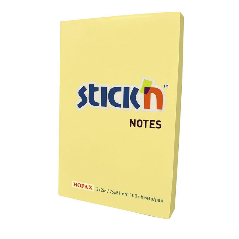 Notas Stick'N 3X2" (21006) (100Hjs) Amarillo