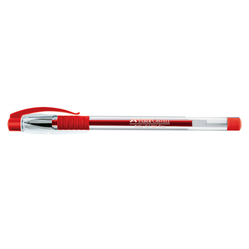 Boligrafo Faber T/Gel (064) P/Fina 0.5mm C/Grip Rojo