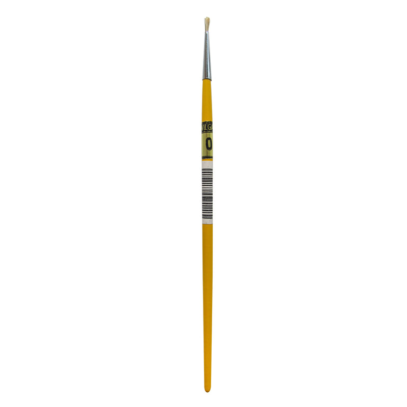 Pincel Wilgar D/Cerda Redondo Nº0 Azul /Amarillo