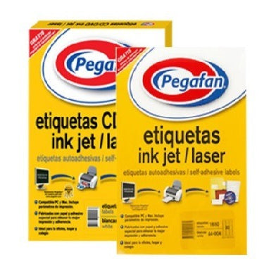 Etiqueta Adhesiva para Impresión Pegafan (A4002) 55.8X99Mm (X500)