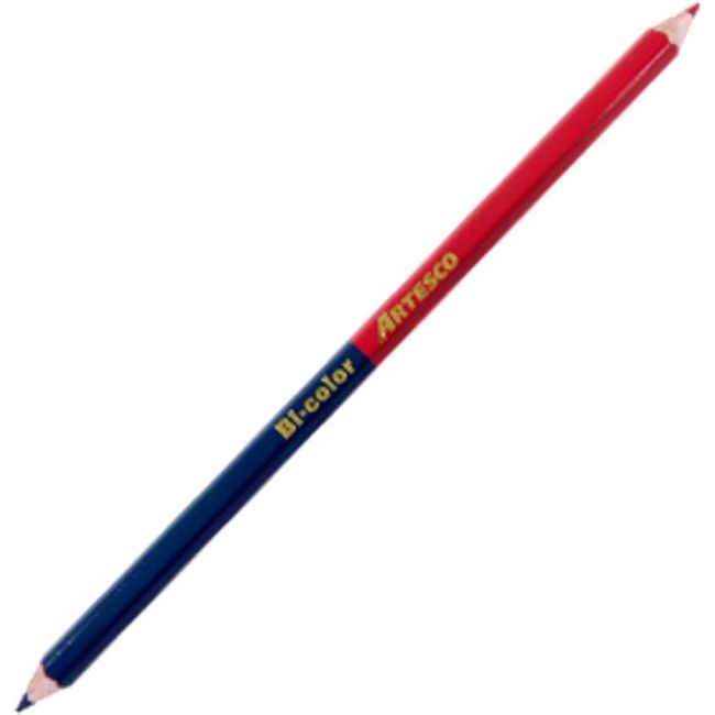 Lápiz Artesco Bicolor Delgado x1und