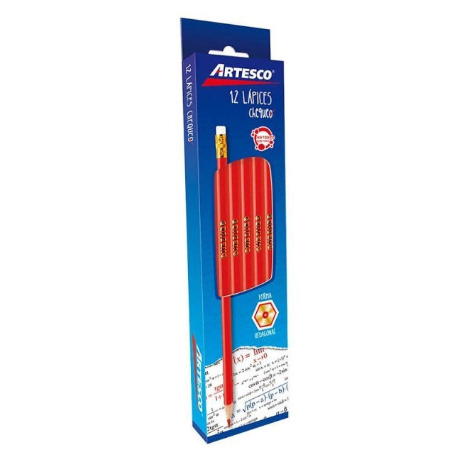 Lapiz Artesco Chequeo Rojo x und
