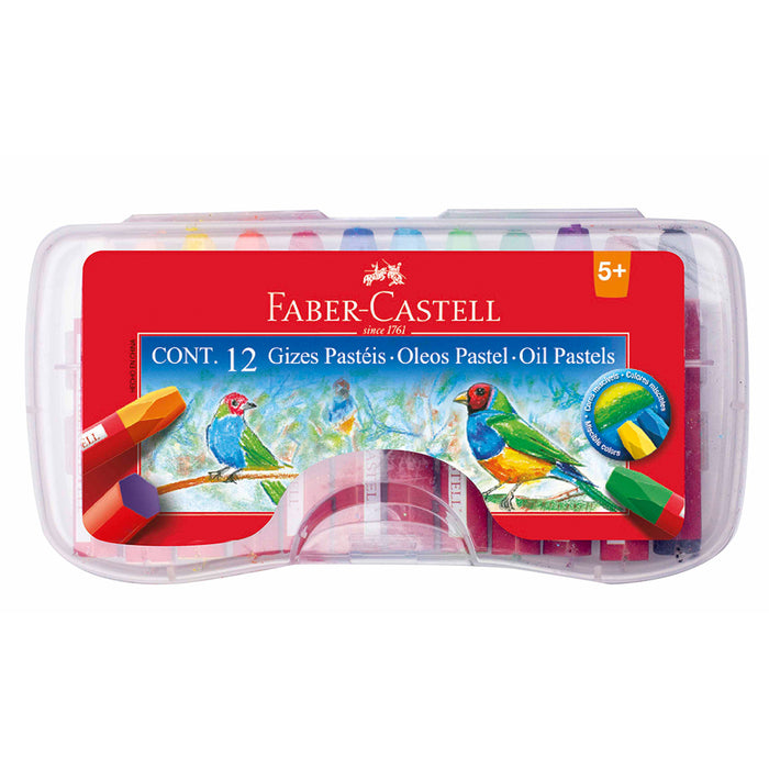 Óleo Pastel Faber Castell Escolar x12